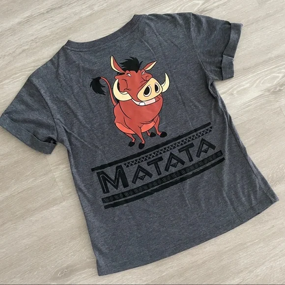 Disney Hakuna Matata dark grey tee shirt - Picture 5 of 10